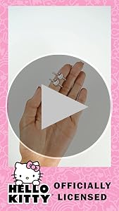 Amazon.com: Sanrio Hello Kitty Womens Hoop Earrings - Cubic